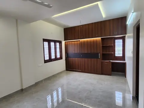 Bedroom with wardrobe and study unit, Villa 2