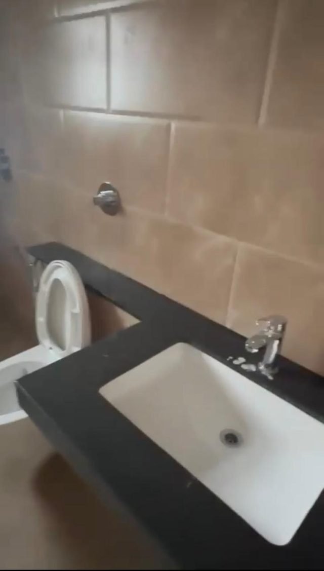 Bathroom wash basin and counter, 24th floor 3 BHK in Purva Atmosphere