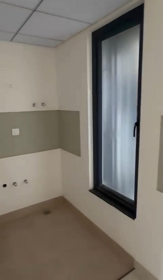 Utility area with plumbing points and tall window, 24th floor 3 BHK in Purva Atmosphere
